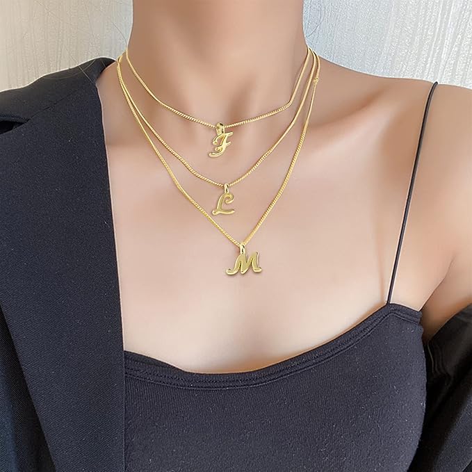 Thin Gold Chain and Charms